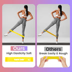 Resistance Bands for Working Out Exercise Loop Bands Workout Bands Set for Men Women Body Stretching, Crossfit Training, Home Workout, Physical Therapy, Booty Legs, Set of 5