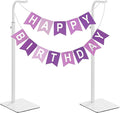 pickpiff Adjustable Purse Display Stands - White Tabletop Display Holder for Handbags, Wreaths and Banners, for Home Closets, Retail Displays and Vendor Booths (2-Pack) | Non-Slip Base