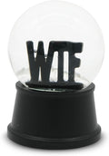 Funny Novelty Snow Globe – Quirky Mini Desk Gift for Office, Home, or Holiday – Unique Collectible Gag Gift for Friends and Coworkers - WTF