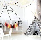 3PCS/Set Boho Tassel Garland,BetterJonny Boho Tassel Garland Wall Hanging Decor Pastel Banner with Wood Beads and 2Pcs Pom Pom Felt Ball for Home and Outdoor Decor
