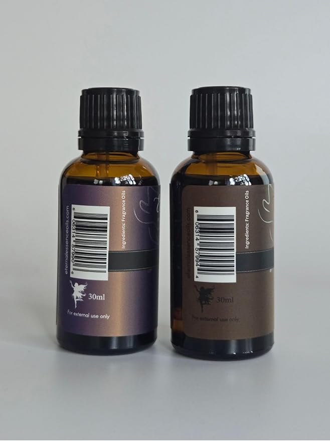 Eternal Essence Oils 2 Pack 30ml Premium Fragrance Oil - Blueberry Pancakes & Cinnabon - for Candle, Soap Making, Aromatherapy, Diffusers, Home Care, & Humidifiers