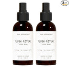 Muse Apothecary Flush Ritual - Aromatic & Refreshing Toilet Spray, Use Before You Go, 4 oz, Infused with Natural Essential Oils - Cara Orange + Fig + Blackberry Vanilla, 2 Pack