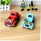 Vintage Handmade Iron Car Model Antique Desktop Ornament Retro Décor for Home and Office for Vehicle Enthusiasts