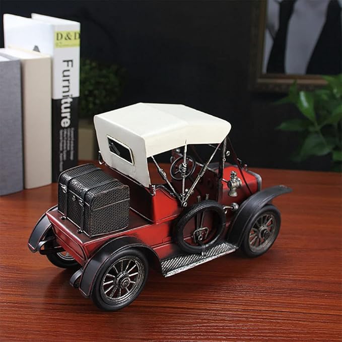Metal Antique Vintage Car Model, Handcrafted Collections Retro Home Decoration Collectible Vehicle Gifts