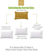 Feathers Down Pillow Inserts 14x24, Set of 2, 100% Organic Cotton Shell, Soft Decorative Lumbar Pillow Insert for Living Room Sofa, Couch, or Bed (White)