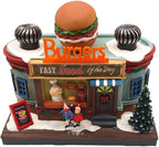 Wizardi Christmas Village - Holiday Burger Shop F07N5-9