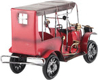 Zerodis Vintage Classic Car Model, Miniature Tin Vehicle Decor with Vintage Design, for Home Office Cafe Wedding Party Gift
