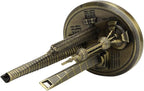 Keenso Shanghai Building Collection Model Reflective Bronze and Gold Vintage Trend Friends Big (Bronze-Small)