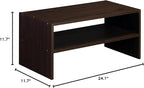 ClosetMaid 8995 Stackable 24in. Wide Horizontal Organizer, Espresso