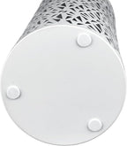 Umbrella Stand Rack, 5.91 * 16.54" Metal Hollowed Freestanding Cylinder Umbrella Holder Organizer Bin for Home Hotel Office Entryway