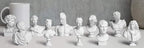 Garwor 10PCS/Set Mini Figures of Greek Mythology Statue Resin Sculpture World Famous Bust Figurine Home Office Art Décor, 2.75" H