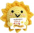 Class of 2026 Graduation Gifts Positive Crochet Sun Doll, Emotional Support Crochet Dolls - Graduation Gifts, College and Masters Graduates Congratulations Present