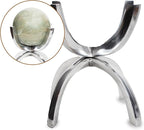 My Shelfie - Modern Silver Claw Rock Display Stand, Crystal Holder with Invertable Design, Crystal Display Holds Crystals From 2-3 Inches, Handmade Aluminum Rock Stands for Display, Large