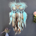 Owl Dream Catcher Wall Decor, DreamCatchers Wall Hanging Ornaments for Bedroom Home Decor Festival Gift