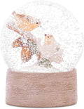 Melrose International Snow Globe w/Birds 4.5" H Resin