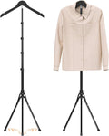 Adjustable Shirt Display Stand 32-63 Inch, Foldable Clothing Display Stand Mannequin Torso for Retail Vendors, Multi-Use Steamer Rack Stand for Clothes Garment