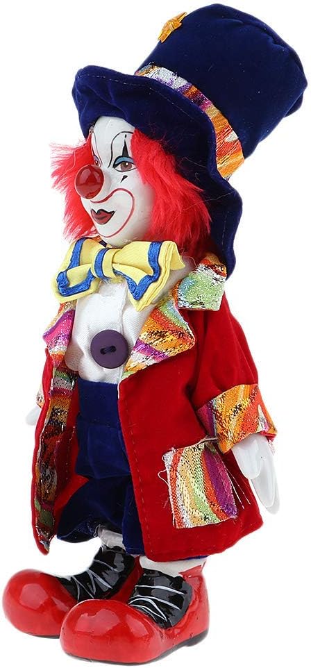 Clown Figure Doll Ornaments Home Table Desk Top Decor Halloween Decoration Gift - #5