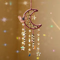 Artilady Dream Catcher for Girls - Purple Butterfly Small Moon Dream Catchers with Crystals Cute Room Decor for Teen Girls Boys Boho Bedroom Wall Home Decorations Birthday