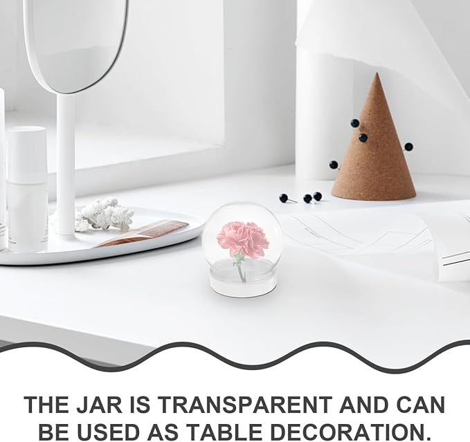 DIY Transparent Candy can Set of 20 Plastic Jars with Lids for Kitchen Storage Multi-Functional Small Containers for Candy Snacks Jewelry and Home Organization