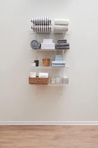 Rubbermaid Direct Mount Linen Shelf Kit 3' Length White