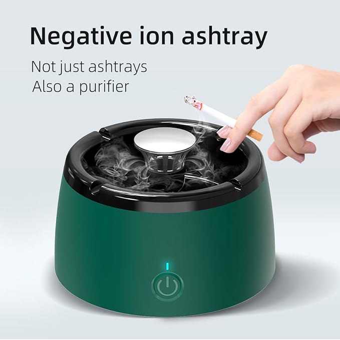 Smokeless Ashtrays for Cigarettes Indoor,Smokeless Ash tray for Home,smoke buddy Air Purifier,smoke eaters for cigarette smoke