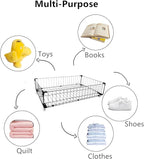 4 Pack Larger Under Bed Storage With Wheels,Rolling Under Bed Drawer,Under Bed Shoes Storage,Open Design, Large capacity,Suitable For Various Storage