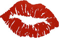 Metal Red Kiss Lips Wall Art Girl Room Decor Kiss Lips Farmhouse Decor for Living Room, Bathroom, Powder Room, Bedroom, Office, 15.0 x 9.6 Inches
