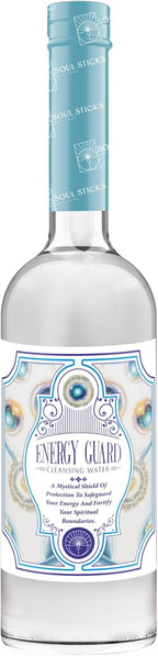 SOUL STICKS Cleansing Water 7.5 oz. Bottle for Rituals, Clearing Negative Energy and Purifying Home Spiritual Florida Water Area Deodorizer (Energy Guard)