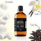 AirScent Warm Vanilla Hotel Diffuser Oil No. 1050 - Marshmallow Vanilla Tonka Bean - Premium Fragrance Oil for Ultrasonic and Waterless Diffusers and Crafting - 30 mL, 1 fl oz Dropper Bottle