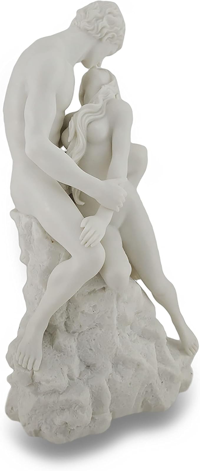 Veronese Design White Marble Finish The Lovers Statue Nude Sculpture