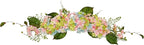 V-MAX 28" Hydrangea Swag - Blue Pink Green Combination Colors