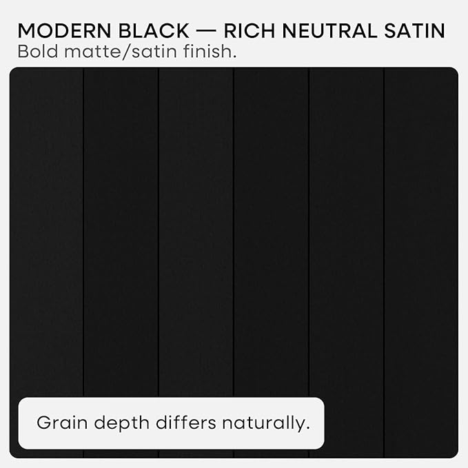Homeforia Black Floating Shelf 20 inch, High End Solid Real Wood 20inch Bathroom Floating Shelves for Wall Mounted, Black Wooden 20in Floating Shelves, Heavy Duty Bracket, 20 X 6.5 X 1.75 in, Set of 4
