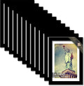 100% Solid Wood 5x7 Picture Frame Set of 12, Black Frame Display Photo 4x6 with Mat or 5 x 7 without Mat, 5by7 HQ Matte Black Frame for Wall - 12 Pack/Black/5"x7"