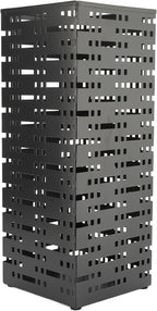 Umbrella Holder for Entryway, Umbrella Stand Freestanding, Metal Square Umbrella Rack Organizer, Black