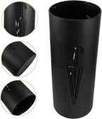PRETYZOOM Iron Round Umbrella Stand Lightweight Iron Umbrella Rack with Hollow Design for Efficient Drying Stylish Entryway Organizer for Home and Commercial Use