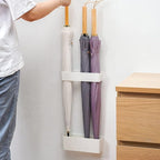 Umbrella Stand Holder, Umbrella Wall Mount Holder Indoor Umbrellas Holder Rack No Punching Required Storage Rack for Home Indoor (Color:White)