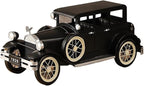 Mini Cars Replica Retro Nostalgic Iron Classic Car Ornaments Home Living Room TV Cabinet Car Model Desktop Decorations Race Car Birthday Party Decorations(Black)
