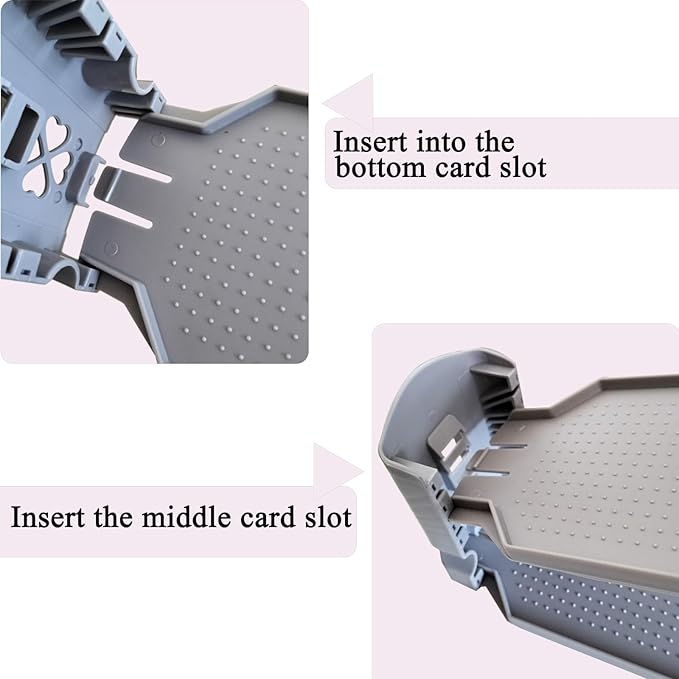 Shoe Slot Organizer, Shoe Rack, Shoe Slots Organizer For Closet, Shoe Space Saver, Simple Shoe Organizer, Adjustable Shoe Rack (Gray,10 Pack)