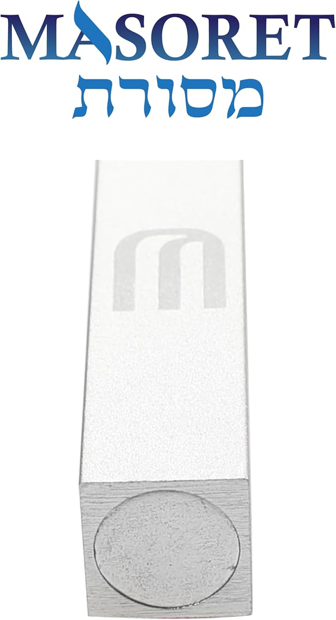 Aluminum Mezuzah Case - Silver Matte Tone Modern Design 4" 10cm Hebrew Parchment Scroll Case
