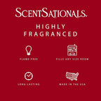 ScentSationals Cinnamon Apples Scented Wax Melts - Apple, Cinnamon, & Brown Sugar, 10oz (24 Cubes)
