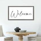 Life Positive Quote Wood Sign with Bible Verse Welcome Gray Frame Wooden Plaque Birthday Housewarming Gift for New Home Cafe Bar Farmhouse Porch Garden Yard Cottage Wall Decor 12x22in