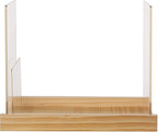 Patented Comic Book Storage Holder – Wooden & Acrylic Display Box/Case for Collectors – Organizer for Comics, Magazines & Books – Holds 150 Issues, 14.5x8 in (Natural)