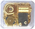 BinkeGG Play (Once Upon a December) Clear Acrylic Wind up Music Box with Sankyo Musical Movement (65 Tunes Option)
