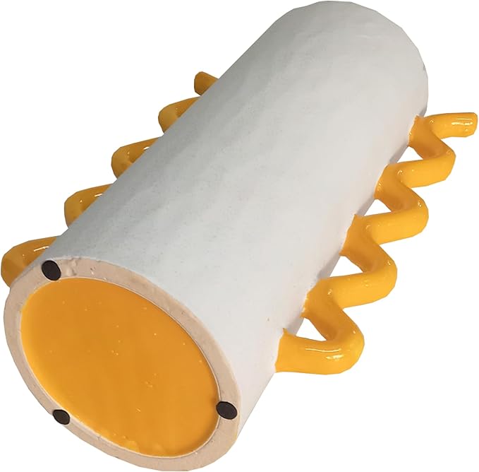アビテ(Habiter) Avite IG-201-YE Ceramic Umbrella Stand Delanna Umbrella Stand (Yellow) 8.1 x 5.1 x 13.0 inches (20.5 x 13 x 33 cm)