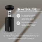 Scentiment Diffuser Oil - Crystal Water Designer Collection | Aromatherapy Home Fragrance | Luxurious Scent with Notes of Bergamot, Geranium, Patchouli (120 mL)