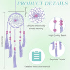 INFUNLY 15PCS DIY Small Dream Catcher Kits for Beginners Handmade Dreamcatcher Kit for Starters DIY Mini Hanging Ornament Making Kit for Bedroom Car Mirror Keychain Bag Bohemian Decoration Craft Gift