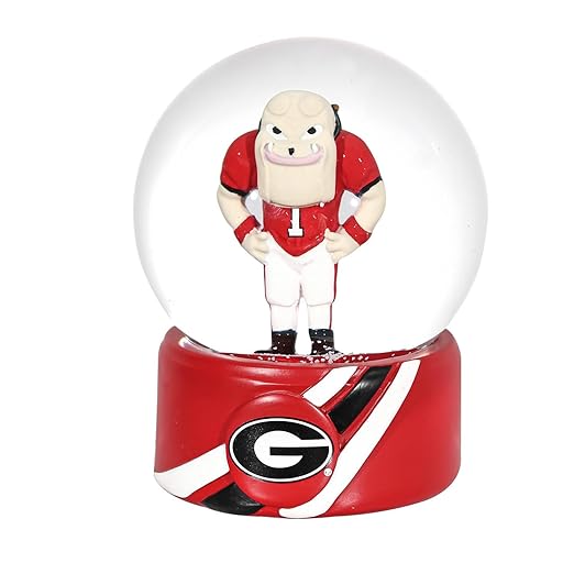 Evergreen Enterprises University of Georgia 5 in. Glass Tabletop Snow Globe 3WGL914