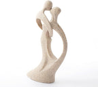 Modern Abstract Couple Statue, Kissing Lovers Sculpture Figurine for Home Decor Living Room Bedroom Bookshelf Office, Gift for Wedding Anniversaries, Love Decor Ornament for Couple Valentines
