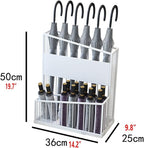 2 Tier Metal Umbrella Stand Umbrella Holder, Large-Capacity Commercial Umbrella Stand Umbrella Holder for Hotel Offices, Entrance Umbrella Organizer
