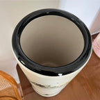 Ceramic Umbrella Stand Umbrella Holder For Entryway,Floor Standing Vase Storage Bucket(G)